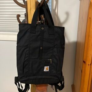 Carhartt Legacy Hybrid Convertible Backpack Tote Bag, Carhartt Black